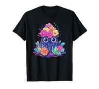 Ojos lindos volcán floral Camiseta