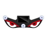 Ojos luminosos para parabrisas de coche | Pegatina dinámica solar impermeable con puerto USB | Ojos LED para bisel trasero - Advertencia dinámica Camping-Car Moto Camper SUV Casa