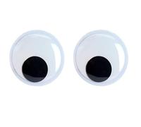 Ojos Móviles Autoadhesivos, 2 Piezas Grande Tamaños Ojos Móviles, Googly Ojose para Manualidades, Decoración Wiggle Eyes, para Scrapbooking, Accesorios de Manualidades, DIY Muñecas (13cm)