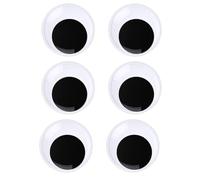 Ojos Móviles Autoadhesivos, 2 Piezas Grande Tamaños Ojos Móviles, Googly Ojose para Manualidades, Decoración Wiggle Eyes, para Scrapbooking, Accesorios de Manualidades, DIY Muñecas (7cm)