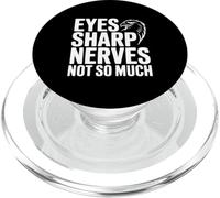 Ojos Nervios Agudos No Tan Divertido Amante Halcón PopSockets PopGrip para MagSafe