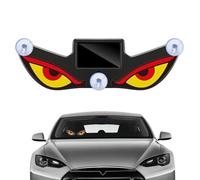 Ojos para Parabrisas de Coche - Adhesivo Solar Dinámico Impermeable con Puerto USB - Luz para Ventana de Coche,para Moto, Camper, Hogar, SUV, Ventana Trasera y de Cumpleaños y Vacaciones