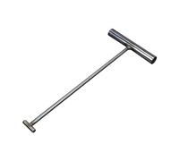 OJREEUB Gancho de alcantarilla para cama elástica con mango en T para mover acero inoxidable, gancho individual de 8 mm x 15 cm