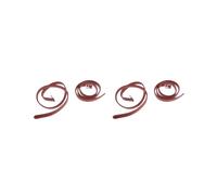 OJREEUB Juego de 2 cinturones de estribos de equitación de 130 cm con hebilla de acero inoxidable, color marrón