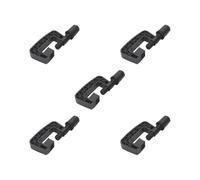 OJREEUB Juego de 5 abrazaderas de clip para volante negro Driving Force GT abrazadera fija para G25 G29 G27