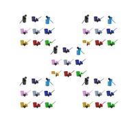 OJREEUB Juego de 5 cepillos de grasa para pezuña, equipo ecuestre resistente para ganado, animales de granja y cerdos