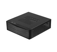 OJREEUB Mini ITX Case Professional Metal 2.0 USB Compact Computer Case para Office M05, 19 x 20,5 x 6 cm