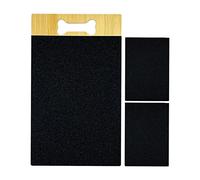 OJREEUB Tabla de rascar para perros, para cuidado de uñas, no teme, resistente al desgaste, color negro, 40 x 22 cm