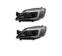 OJTEMHBH Faros Delanteros Para Subaru Para WRX Para Impreza 2005-2015 Faro LED Faro DRL Bi Xenon Lente De Proyector Accesorios De Automóvil Par Faros Delanteros De Coche Principal(For 2009-2015)