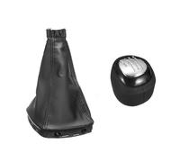 OJTEMHBH Gear Palanca Cambios Para SAAB 93 9-3 SS 2003-2012 Estilo De Coche 6 Perilla De Cambio De Velocidad Polaina De Cuero Funda De Bota Palanca De Cambios Pomo Cambios Marcha