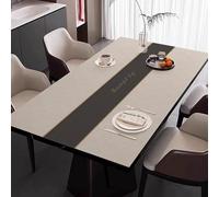 Ojtuyht Premium Waterproof Oil-Proof Heat-Resistant Table Protector Mat, Durable Dining Room & Vanity Desk Cover, Customizable For Home & Office Use(A,90 * 120cm)
