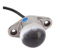 OJXIER Luces LED de navegación de Proa de 12 V, luz subacuática Marina de Acero Inoxidable para Barcos, Luces sumergibles IP68 para Barcos, Piscinas y Fuentes (iluminación Azul)