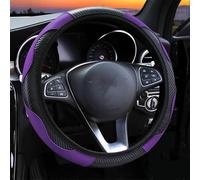 OJYGATA Funda de Cuero para Volante para Ford Focus RS, Deportivo Cubierta Protector Volante, Suave Cubre Volante para Todas Las Estaciones,Purple