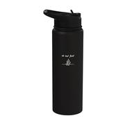 Ok But First Campfire - Divertido amante minimalista para acampar Stainless Steel Insulated Water Bottle