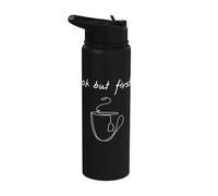 Ok But First Tea - Divertido amante minimalista de la fiesta del té Stainless Steel Insulated Water Bottle