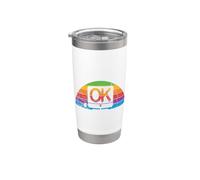 OK Computadora Vaso térmico de acero inoxidable de doble pared
