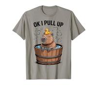 Ok I Pull Up Funny Capybara Meme Cute Capybara Para Hombres Mujeres Camiseta