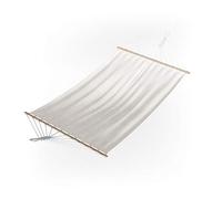 OK-Living Hamaca, Blanco, 190 x 120 cm, Apto para Uso en Interiores y Exteriores, Compatible con Soportes