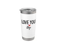 Ok Love You Bye Teacher I Love You Goodbye I Love You More Vaso térmico de acero inoxidable de doble pared
