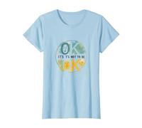 Ok No es Estar Bien - Bienestar Emocional para Todos Camiseta, Mujer, Azul Bebé, M