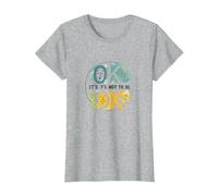 Ok No es Estar Bien - Bienestar Emocional para Todos Camiseta, Mujer, Gris Jaspeado, XXL