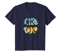 Ok No es Estar Bien - Bienestar Emocional para Todos Camiseta, Niños, Azul Marino, 10 años