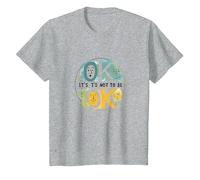 Ok No es Estar Bien - Bienestar Emocional para Todos Camiseta, Niños, Gris Jaspeado, 2 años