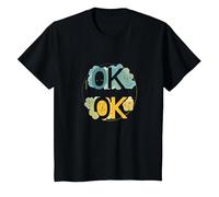 Ok No es Estar Bien - Bienestar Emocional para Todos Camiseta, Niños, Negro, 12 años