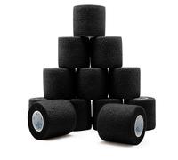 OK TAPE- “12 Rollos de Envoltura de Vendaje Autoadhesiva, Cinta Atlética Elástica, Cinta de Vendaje Autoadhesiva, Envoltura Veterinaria, Med