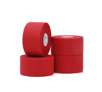 OK TAPE Cinta Adhesiva Deportiva (4 rollos) 3,8 cm x 13,7 m, hipoalergénica, para vendajes adhesivo Deportiva,adecuada para dedos, tobillos, muñecas (Rojo, 3,8cm x 13,7m)