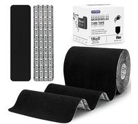 OK TAPE Cinta de Césped Artificial, Precortada, Extra Ancha, para Fútbol, Cinta de Kinesiología Impermeable, Duradera y Superadhesiva, 10cm x 6.4m,Negro