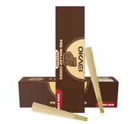 OKAEI Conos King Size Naturales 100 uds - Papel sin Blanquear, Pre-Enrollados, Quema Lenta, Vegano, Con Filtro