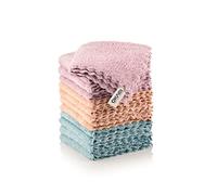 Okaei Paños de microfibra 12 unidades, l paños de microfibra antiadherente, sin pelusas, l para lavar platos, l sin bordes mediante corte ultrasónico l 30 x 30 cm, gramaje: 300 g/m²