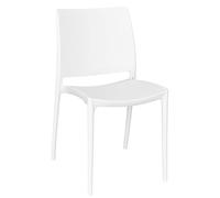 okAffareFatto di Zimbardi Costanza Silla altea de plástico color blanco modelo confort