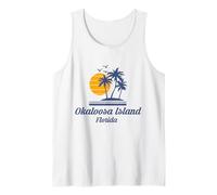 Okaloosa Island Florida FL Beach Santa Rosa Souvenir de verano Camiseta sin Mangas