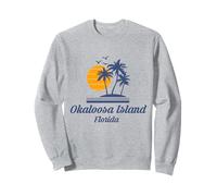 Okaloosa Island Florida FL Beach Santa Rosa Souvenir de verano Sudadera