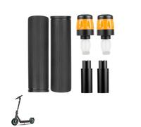 Okandomo Handlebar Grip Lights for Ninebot Max G30 G30D/E/LP Anti-Slip Turn Signal Lights LED Warning Light Rechargeable Handlebar Light with Indicator Accessories for Electric Scooter