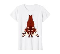 Okapi - Disfraz de Halloween con diseño de Vida Silvestre Camiseta gráfica económica