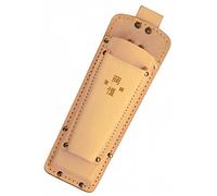 Okatsune Doble funda de cuero para tijera de jardín y sierra | Compatible con Okatsune 101 y 103 | Funda de cuero resistente y de alta calidad con trabilla para cinturón - 210 mm, 160 g