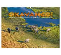 Okavango! Atemberaubende Naturschönheit im größten Binnendelta der Welt (Wandkalender 2026 DIN A2 quer), CALVENDO Monatskalender: Die grandiose ... des Okavango-Deltas aus neuen Blickenwinkeln