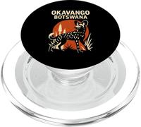 Okavango Botswana Atardecer PopSockets PopGrip para MagSafe