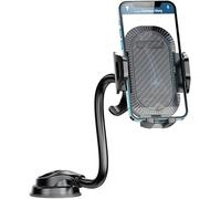Okaymobile Soporte de coche para Xiaomi Redmi A2 12 5G 12R 13C 13 14 13T A3 13R 13C K70 K70 Lite Pro Ultra Turbo 5G 4G Smartphone Smartphone Smartphone 360° giratorio con ventosa cuello largo C85