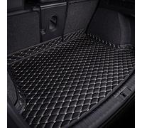 OKAYOK Alfombrilla para Maletero de Coche Cuero para Range Rover Evoque 2015-2018, Antideslizante Protectora Estera, Impermeable Bandeja Forro, Personalizadas Alfombra Accesorios,Black-Beige