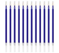 Okaywork 12 varillas de recambio, recambios para bolígrafo compatibles con bolígrafo, boligrafos pilot punta de 0,5 mm, recambio azul, recambio para bolígrafo de gel (azul)