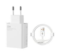 Okaywork 33W para Xiaomi Cargador Rápido con Cable USB C de 2m, Cargador Adaptador de Cargador Rápido para Xiaomi 11 Lite/Mi 11i/10T Lite/Mi 10T Pro/Mi 10T/Redmi Note 13 5G 12S 11 11S 10 Pro, etc