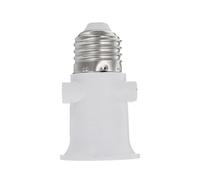 Okaywork Casquillo - Adaptador de zócalo Casquillo e27, Base de zócalo LED, casquillo de lámpara E27,Casquillo Adaptador Eléctrico con Enchufe, Conversión a Zócalo de alimentación y Zócalo E27.