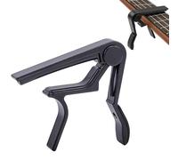Okaywork Cejilla de Guitarra, Cejilla Guitarra Acustica,Aleación de Aluminio Guitar Capo, Capo Guitarra Española para Electrica Acústica Folk Ukelele Bajo Guitar Aleación, Negra