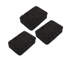 Okaywork Esponja Cocina lavavajillas Premium Juego de 3 Piezas de celulosa Inflable Biodegradable Negro Esponja Limpieza Reutilizable Esponja lavavajillas Lavable Toallita lavavajillas Antiadherente