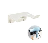 Okaywork Porta Phone Bagno da Muro,Colla + viti doppia installazione Porta Phon,Porta Asciugacapelli,Porta Asciugacapelli Acciaio Inossidabile,Gancio per a Parete da Fissare Senza (Blanco)