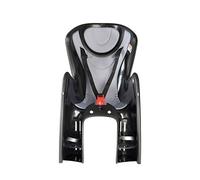 OKBABY Baby Shield - Asiento Trasero de Bicicleta para niños de hasta 22 kg - Fijación al portaequipajes - Negro y Plateado